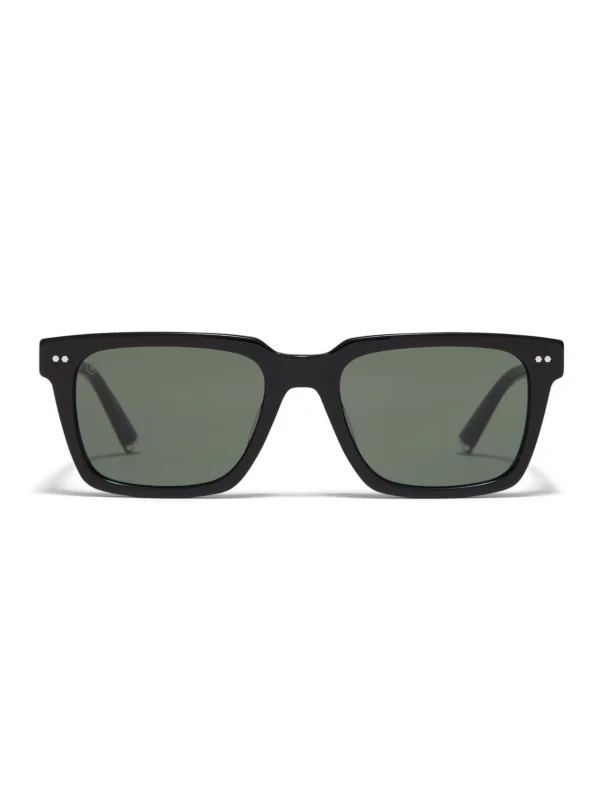 Taylor Morris Dalston Sunglasses in Black/ Green