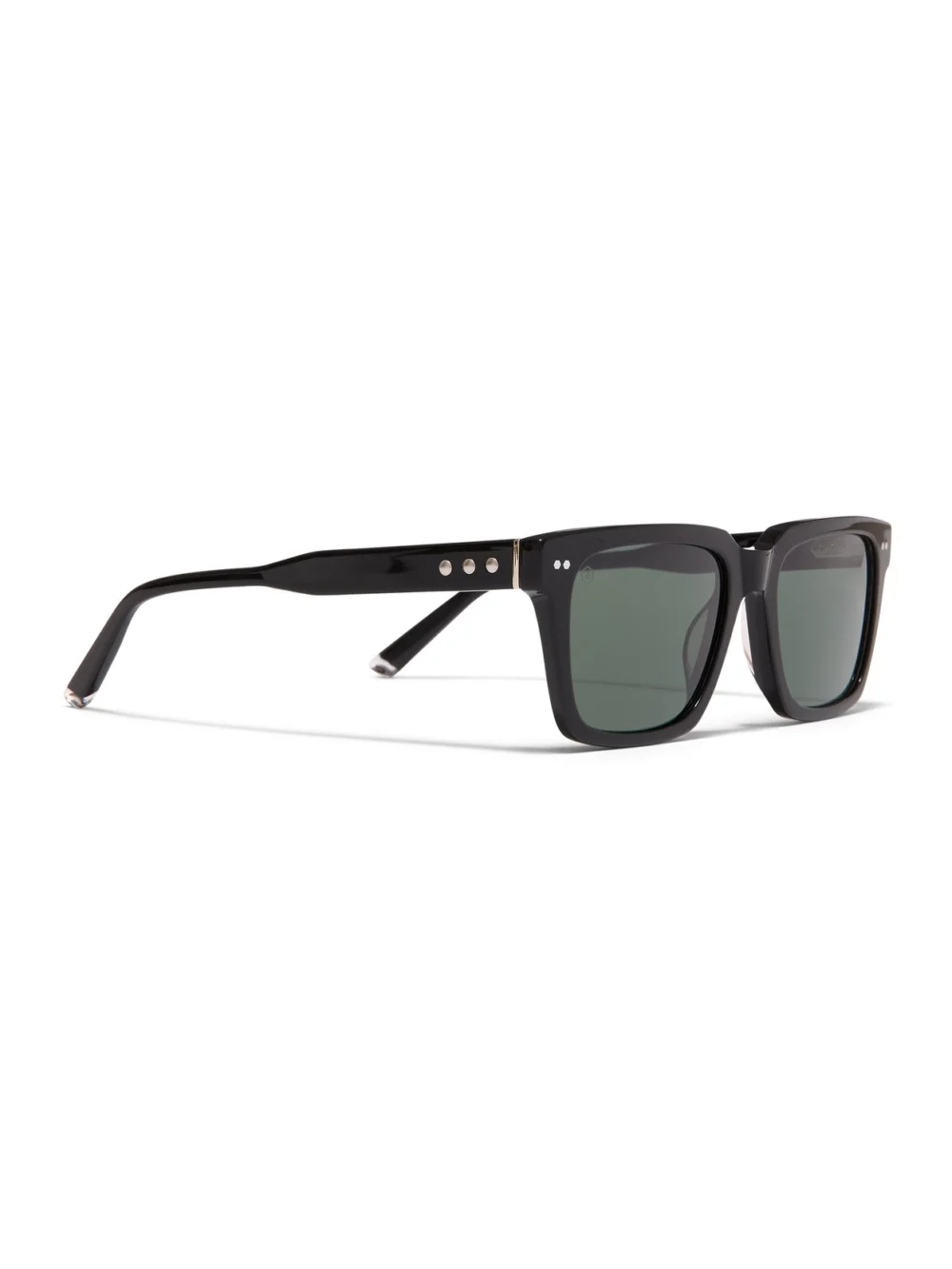 Taylor Morris Dalston Sunglasses in Black/ Green, view 3