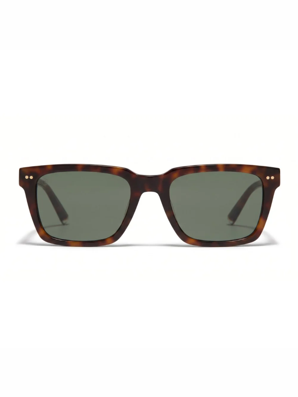 Taylor Morris Dalston Sunglasses in Dark Tort/ Green