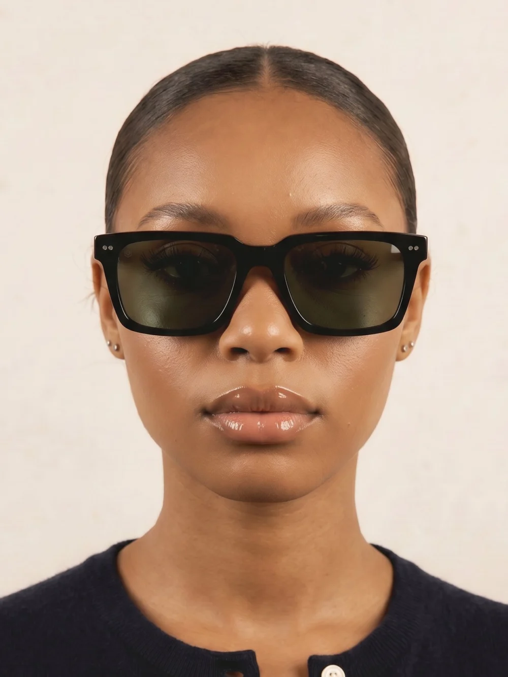 Taylor Morris Dalston Sunglasses in Yellow Wood / Green, view 2
