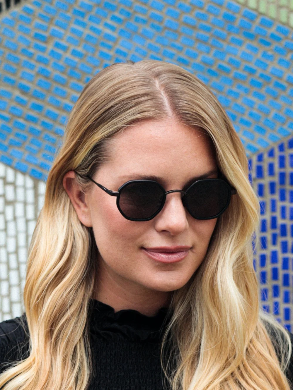 Taylor Morris Devonshire Sunglasses in Black / Gunmetal, view 4