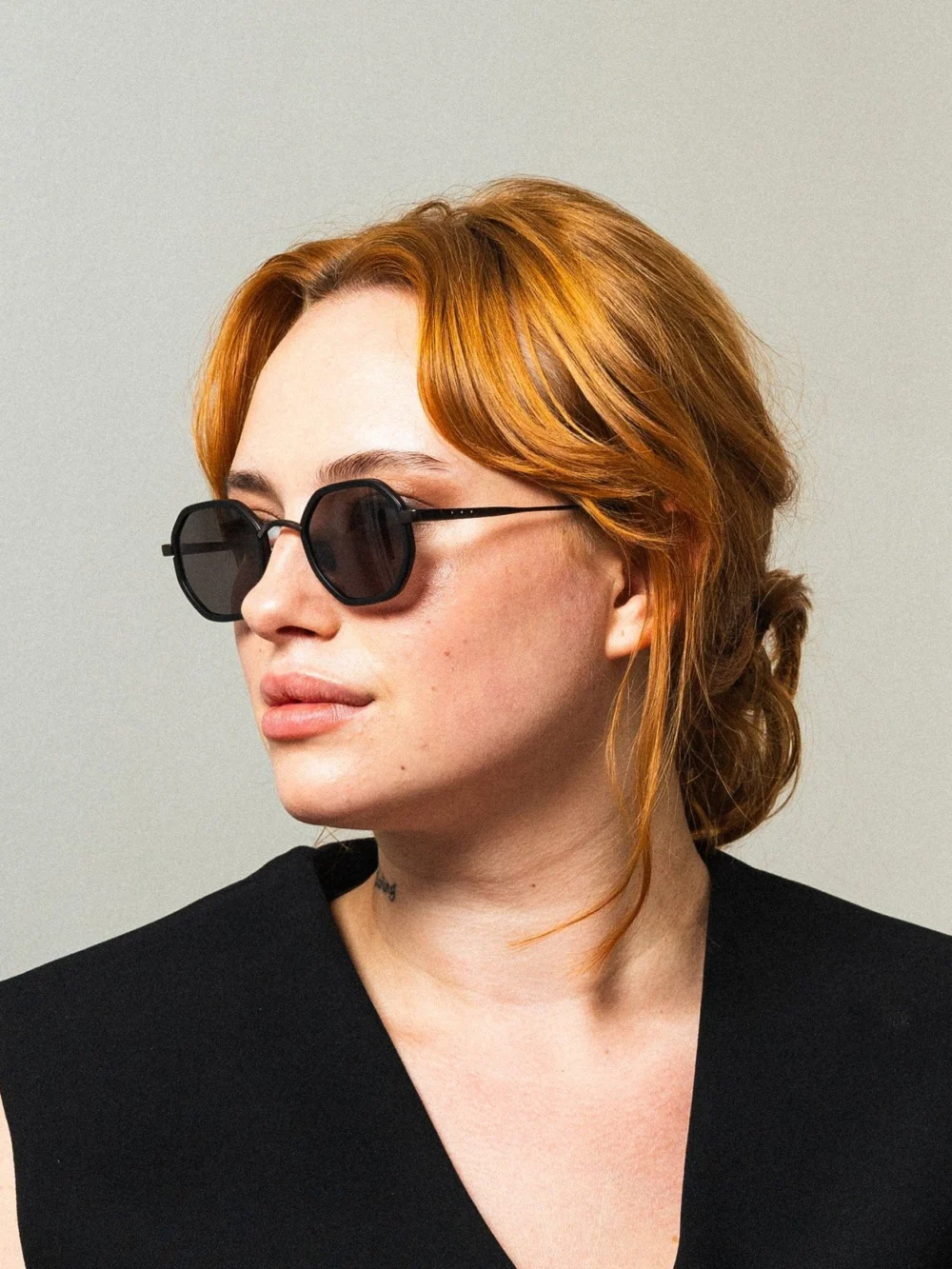 Taylor Morris Devonshire Sunglasses in Black / Gunmetal, view 5