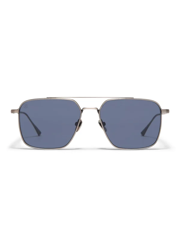 Taylor Morris Draycott Sunglasses in Antique Silver / Grey