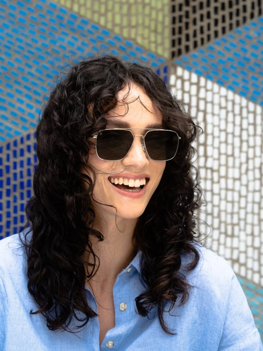 Taylor Morris Draycott Sunglasses in Silver / Grey Polarised, view 2