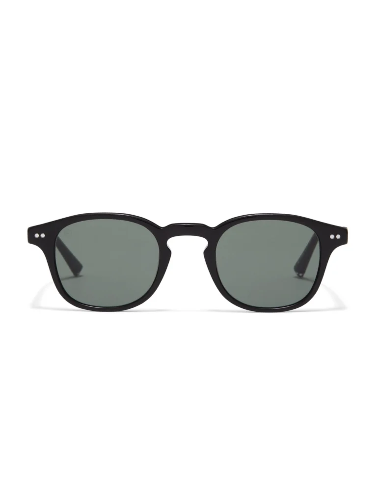 Taylor Morris Eagle Sunglasses in Black / Green