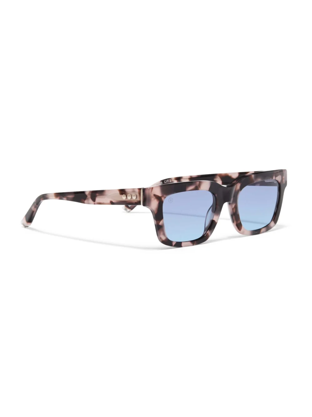 Taylor Morris Earl Sunglasses in Rose Havana / Blue, view 3