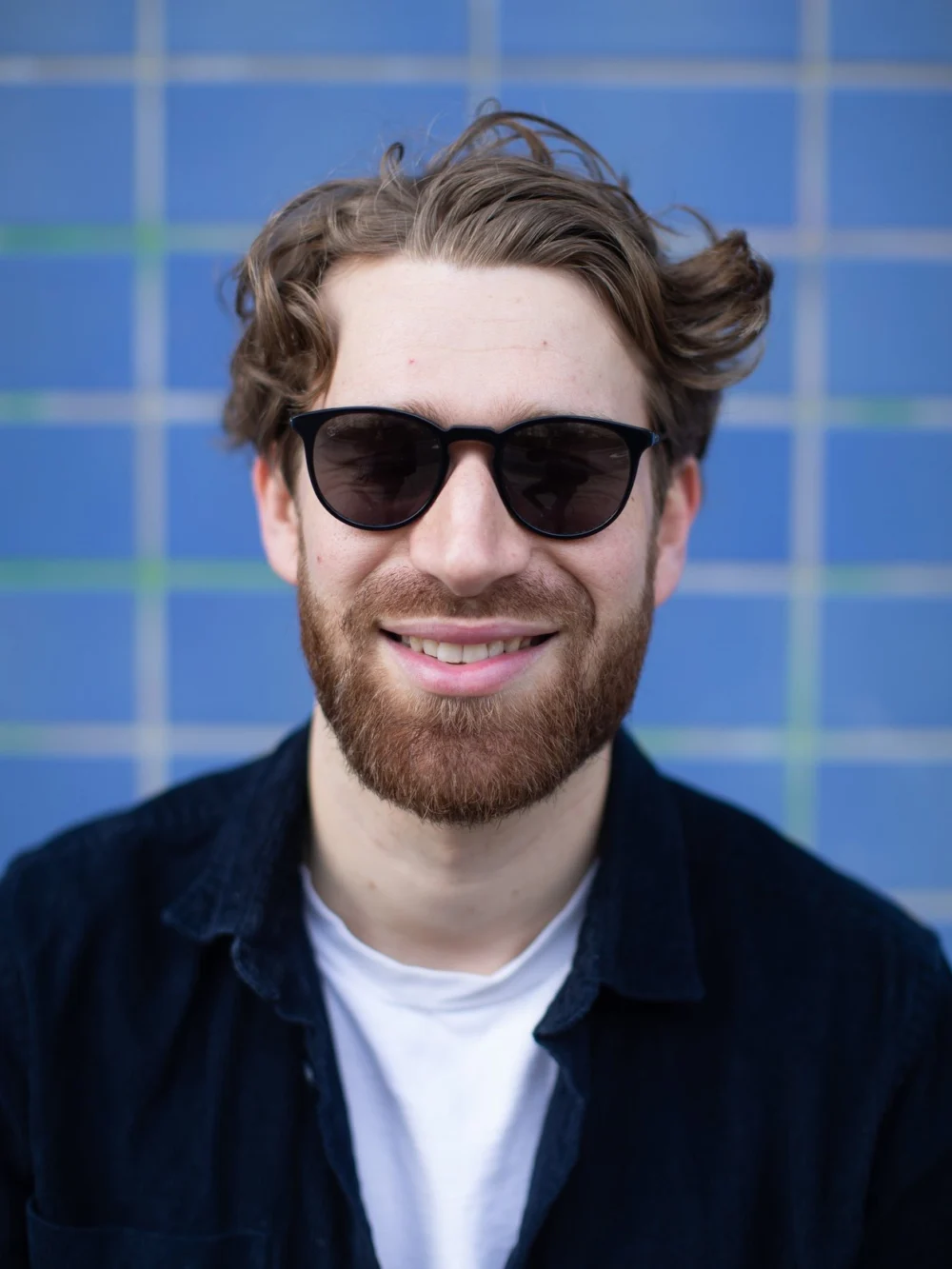 Taylor Morris George Arthur II Sunglasses in Black / Grey Polarised, view 4