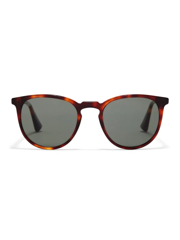 Taylor Morris George Arthur II Sunglasses in Brown Havana / Polarised green