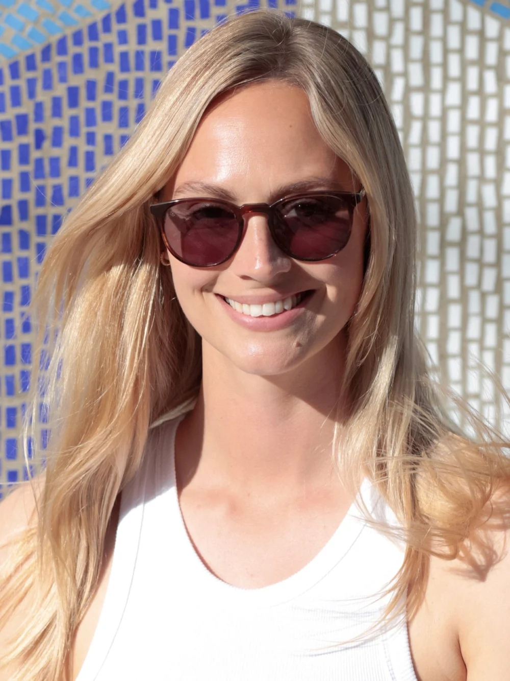 Taylor Morris George Arthur II Sunglasses in Brown Havana / Polarised green, view 2