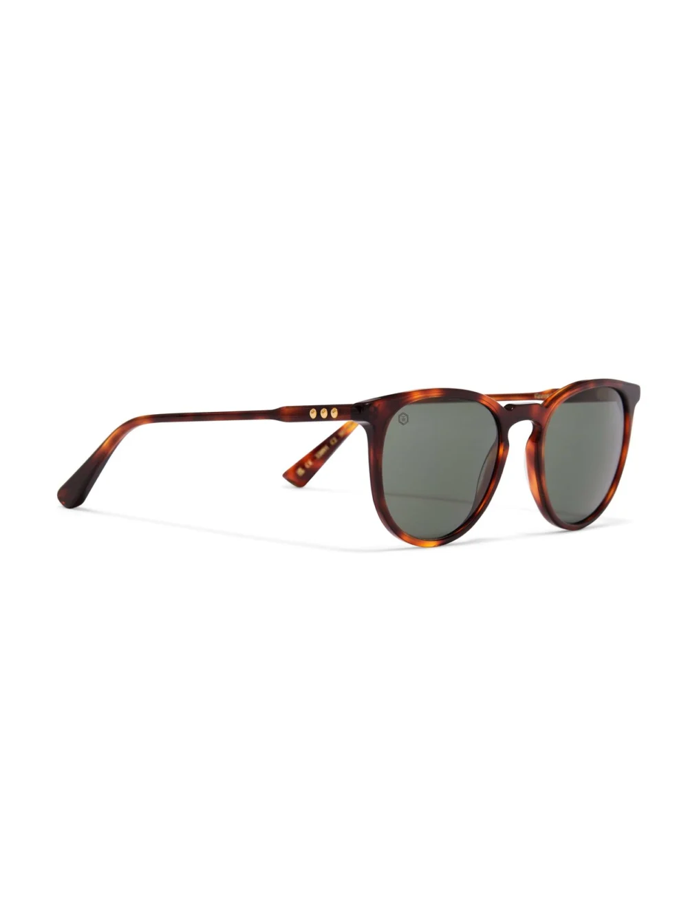 Taylor Morris George Arthur II Sunglasses in Brown Havana / Polarised green, view 3