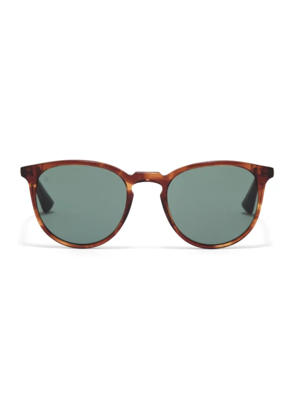 Taylor Morris George Arthur II Sunglasses in Brown / Polarised Green