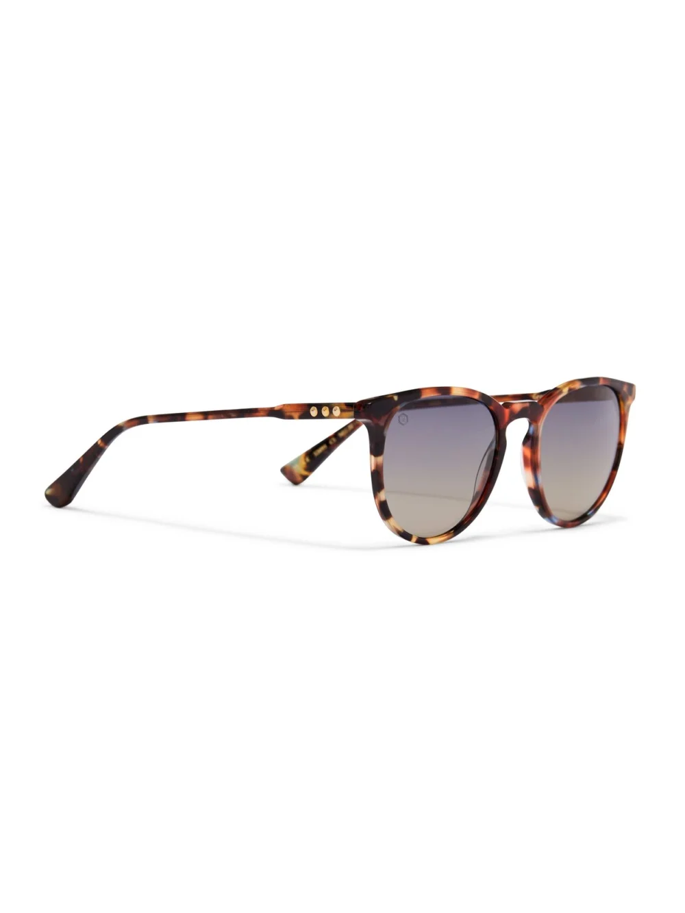 Taylor Morris George Arthur II Sunglasses in Tawny with blue injection / Polarised blue gradient, view 2