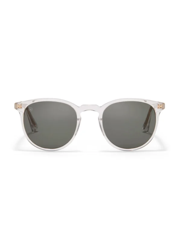 Taylor Morris George Arthur Sunglasses in Crystal / Green