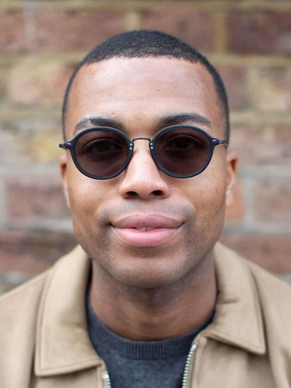 Taylor Morris Golborne Sunglasses in Matte Black / Grey, view 2