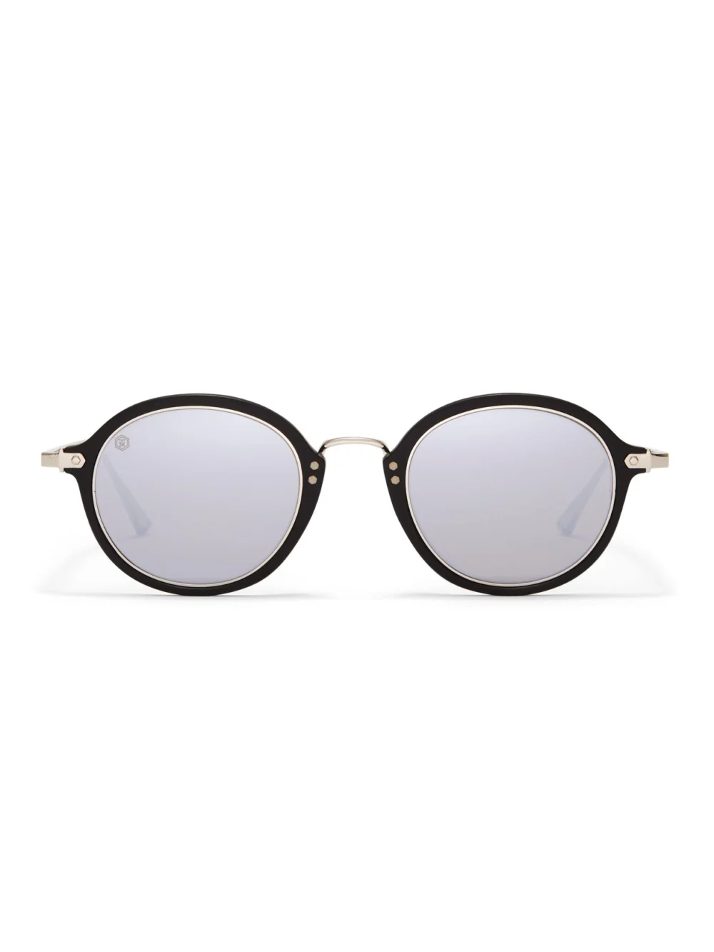 Taylor Morris Golborne Sunglasses in Matte Black / Silver Mirror