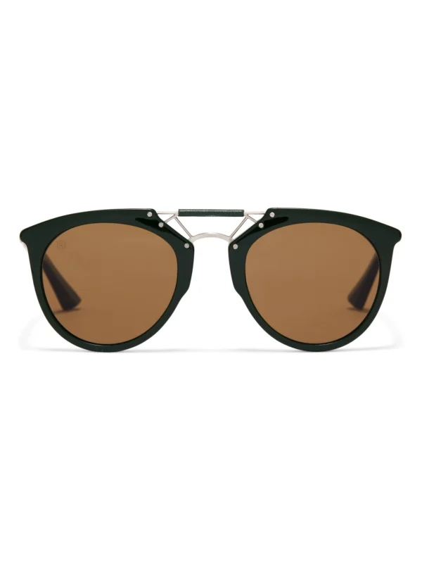 Taylor Morris H. F.S. Sunglasses in British Racing Green / Brown