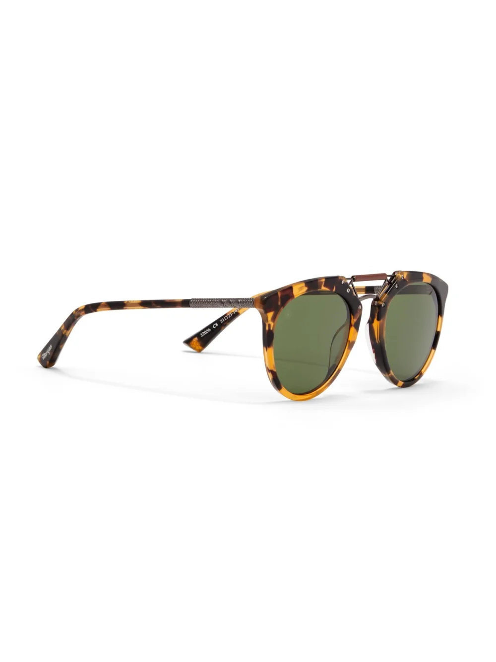 Taylor Morris H. F.S. Sunglasses in Havana / Polarised Green, view 3
