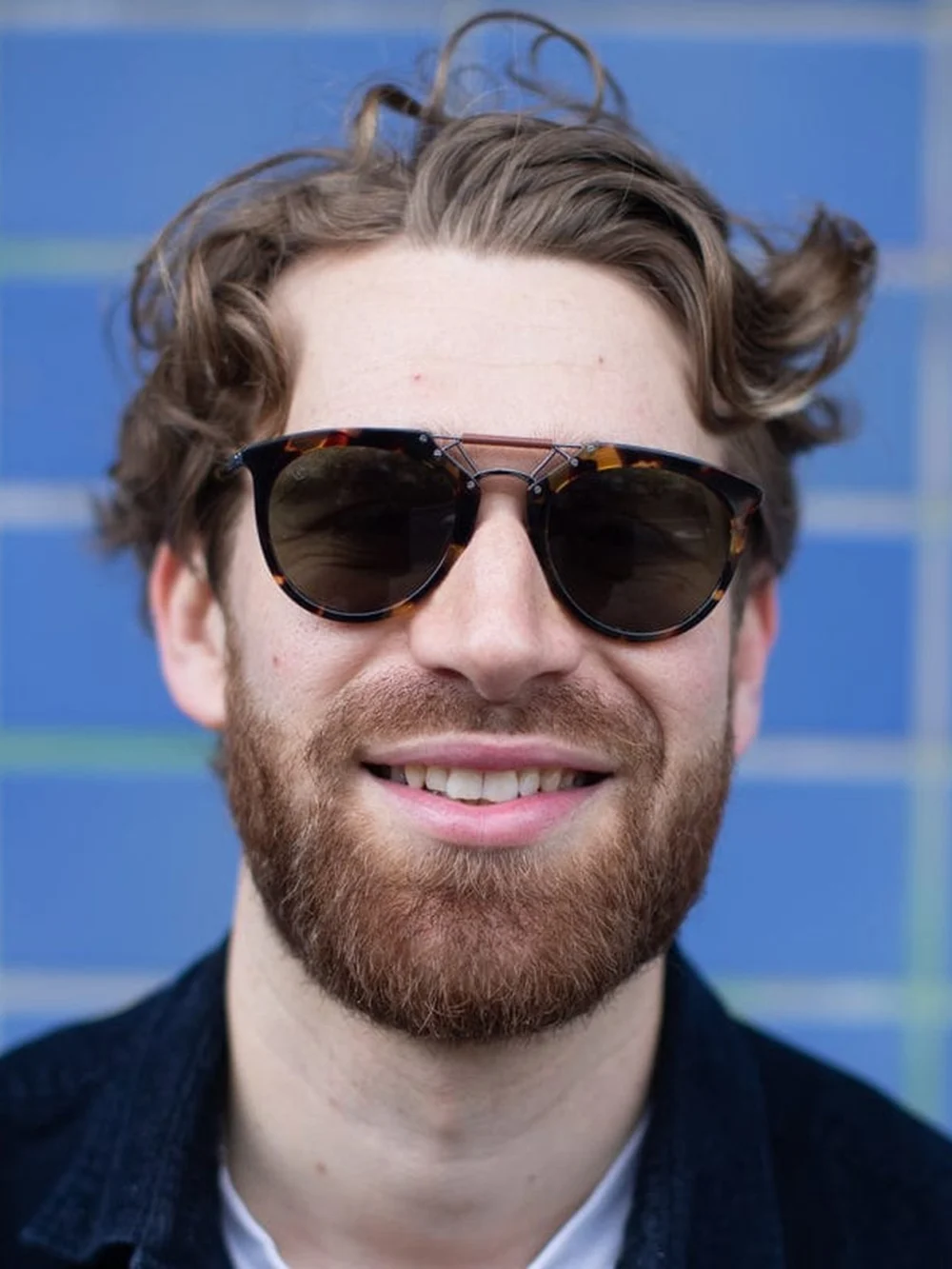 Taylor Morris H. F.S. Sunglasses in Havana / Polarised Green, view 4