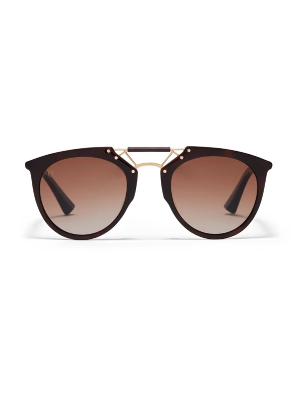 Taylor Morris H. F.S. Sunglasses in Reinvented Black / Polarised Brown