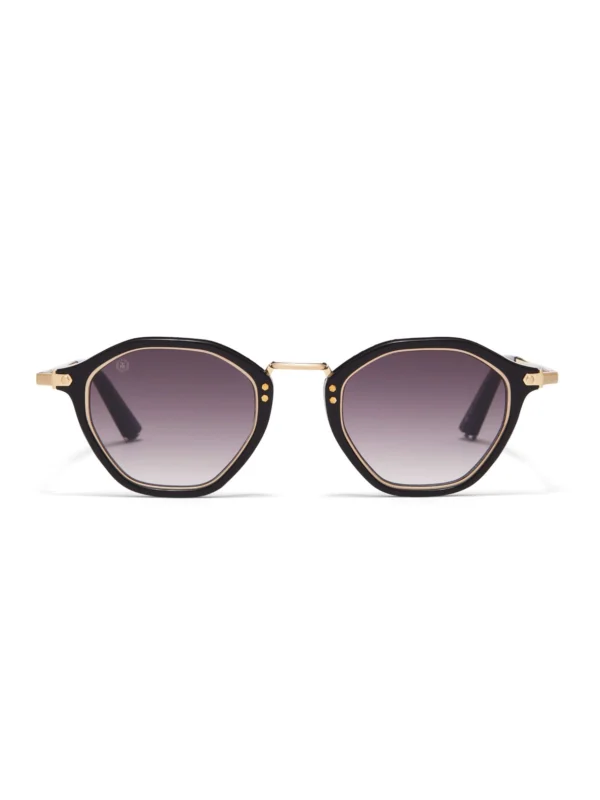 Taylor Morris Hillgate Sunglasses in Black / Grey Gradient