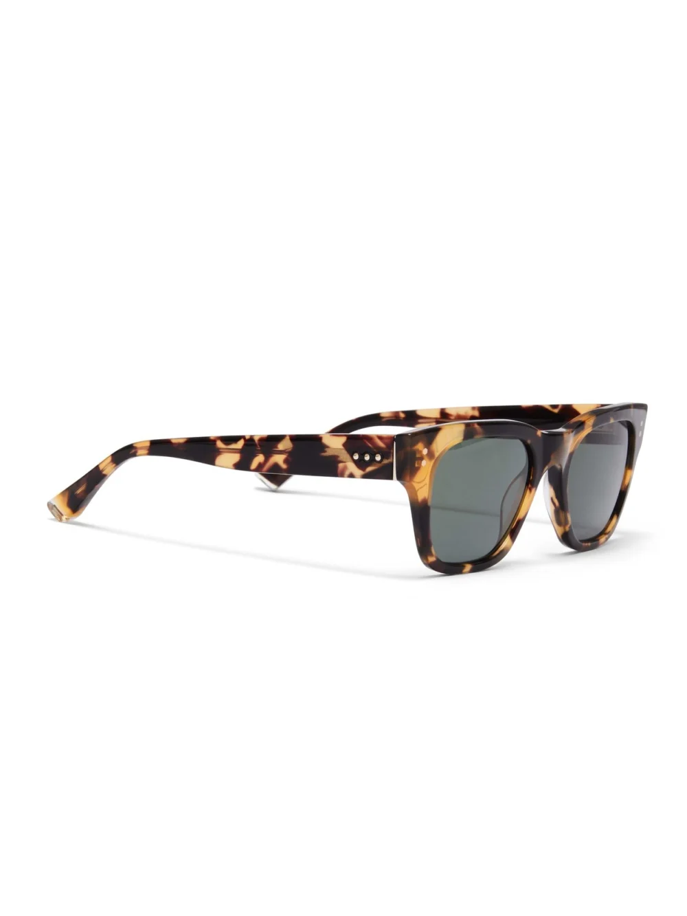 Taylor Morris James Sunglasses in Green Tortoise / Green, view 3