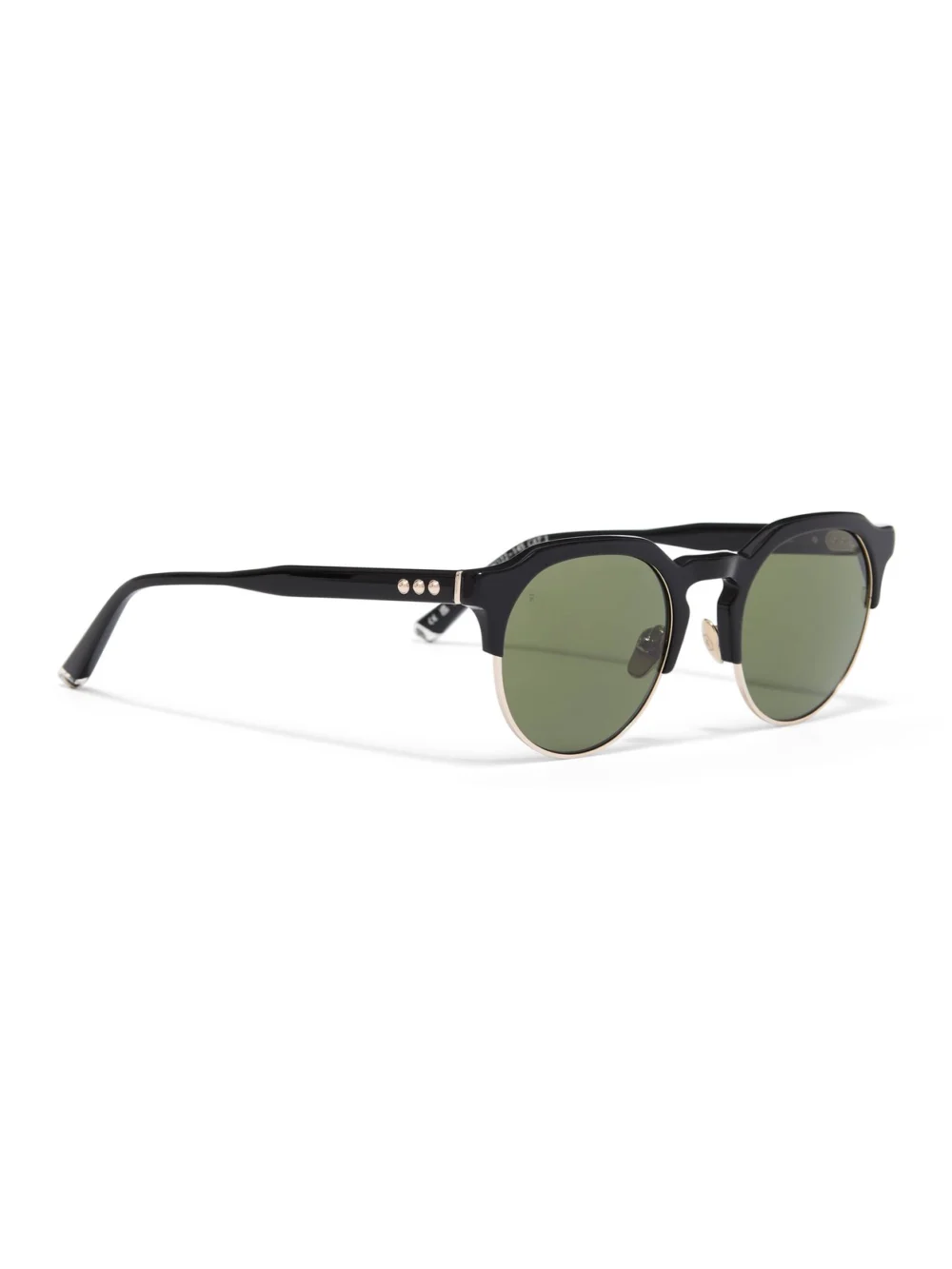 Taylor Morris Knight Sunglasses in Black / Green, view 4