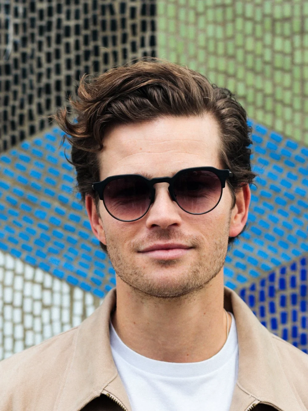 Taylor Morris Knight Sunglasses in Black / Grey Gradient, view 6