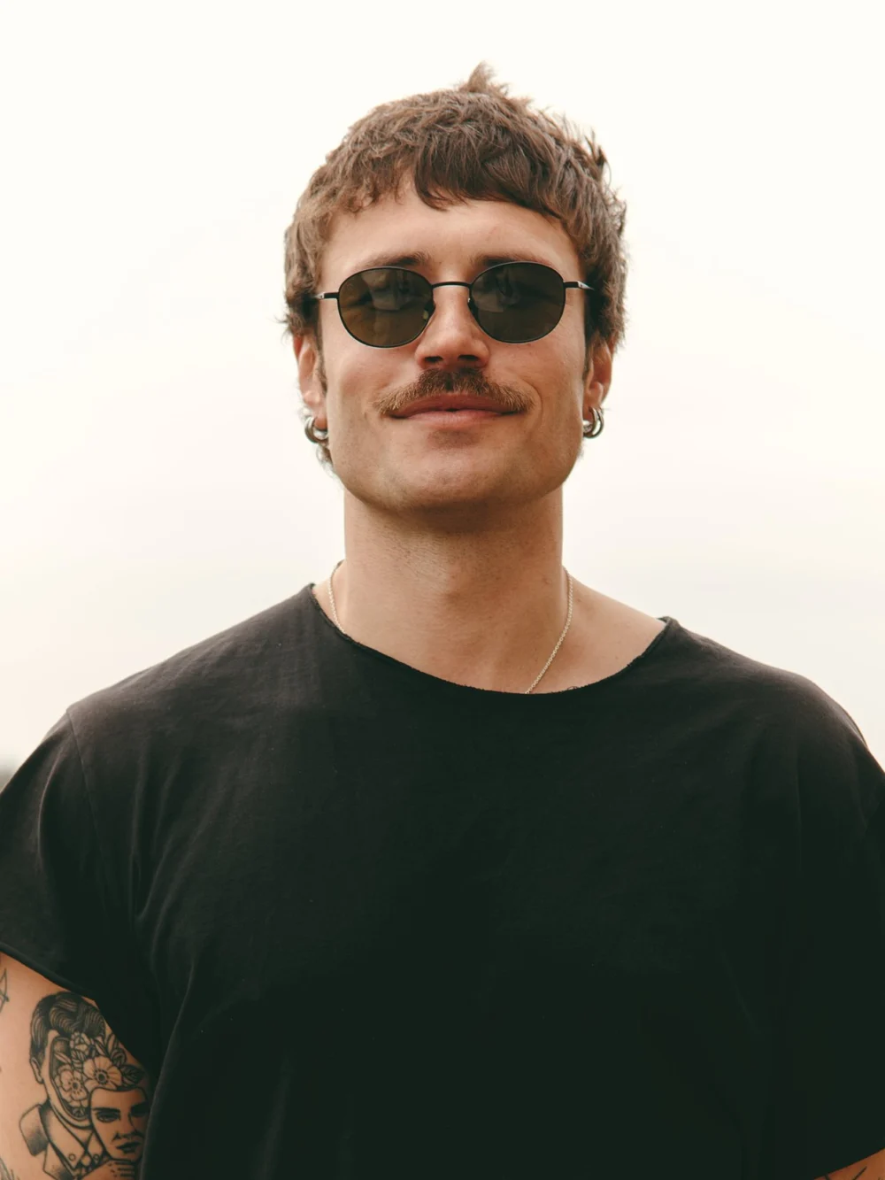 Taylor Morris Monarch Sunglasses in Black / Green, view 6