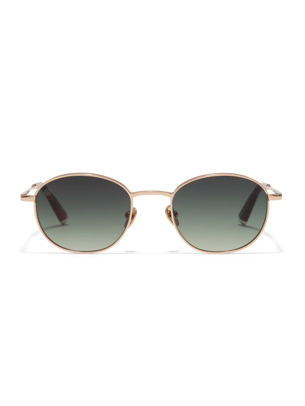 Taylor Morris Monarch Sunglasses in Brown Tort / Green