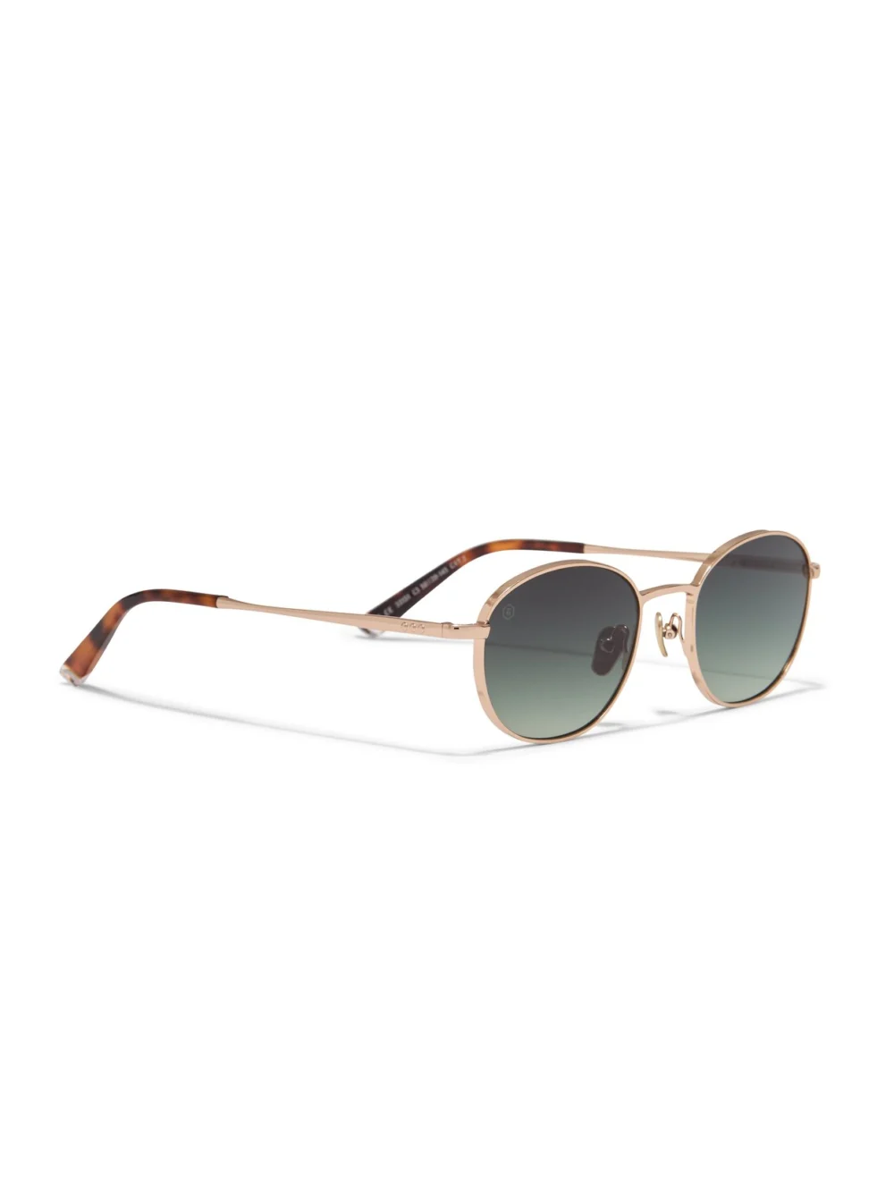 Taylor Morris Monarch Sunglasses in Brown Tort / Green, view 4