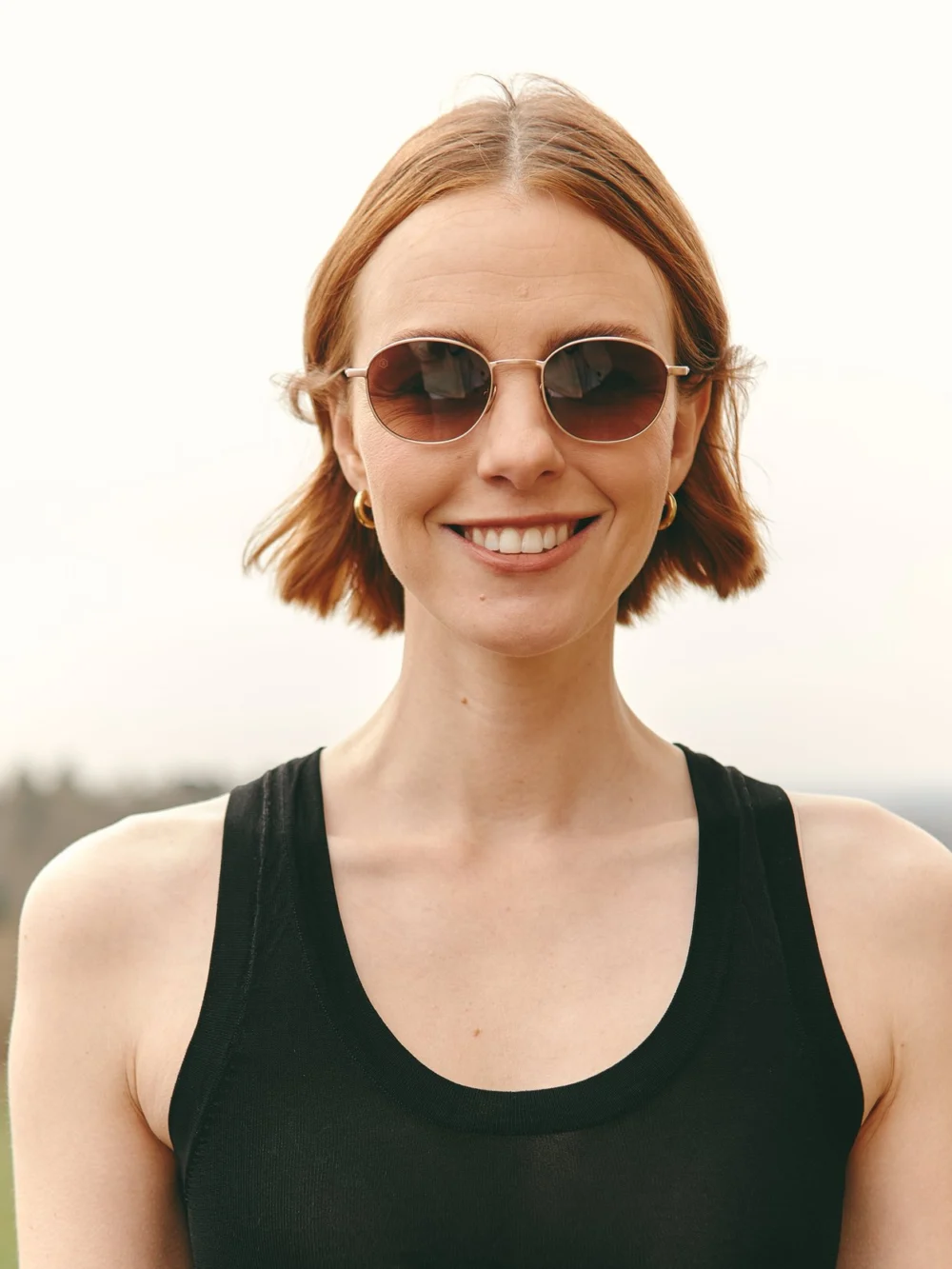 Taylor Morris Monarch Sunglasses in Gold / Brown, view 3