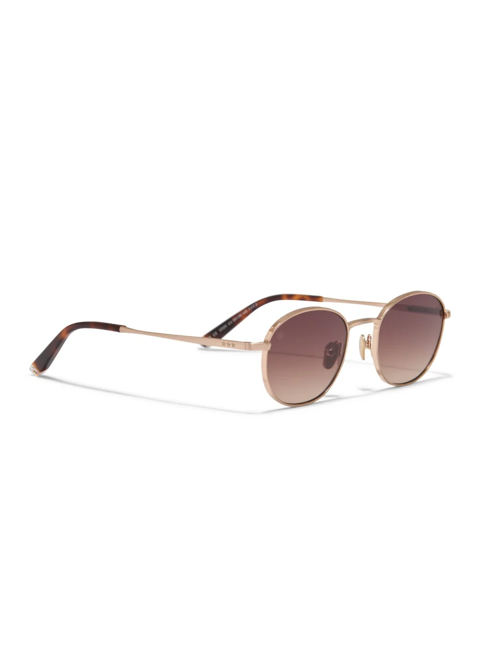 Taylor Morris Monarch Sunglasses in Gold / Brown, view 4