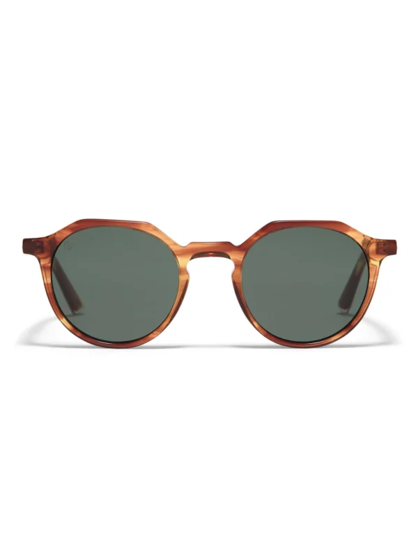 Taylor Morris Oxford Sunglasses in Amber / Green