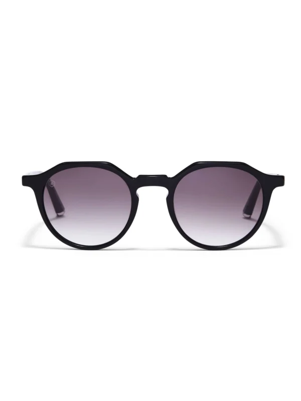 Taylor Morris Oxford Sunglasses in Black / Grey Gradient