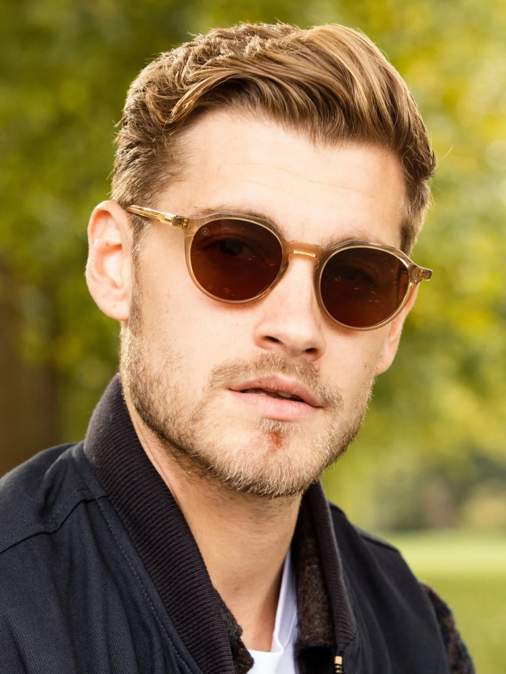 Taylor Morris Oxford Sunglasses in Tobacco / Brown, view 2