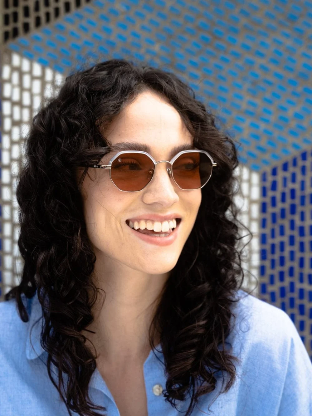 Taylor Morris Pimlico Sunglasses in Lunar Grey / Brown, view 2