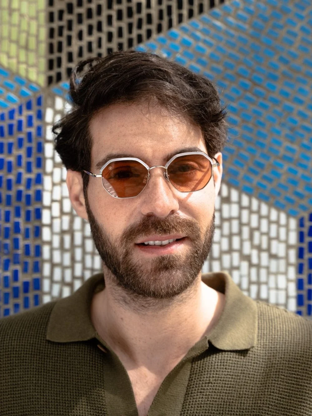 Taylor Morris Pimlico Sunglasses in Lunar Grey / Brown, view 3
