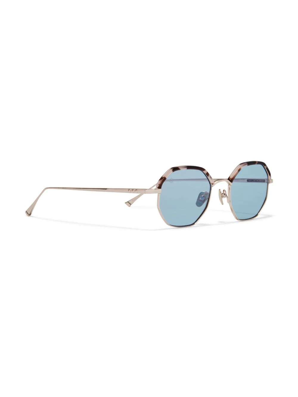 Taylor Morris Pimlico Sunglasses in Pink Havana / Blue Tint, view 4