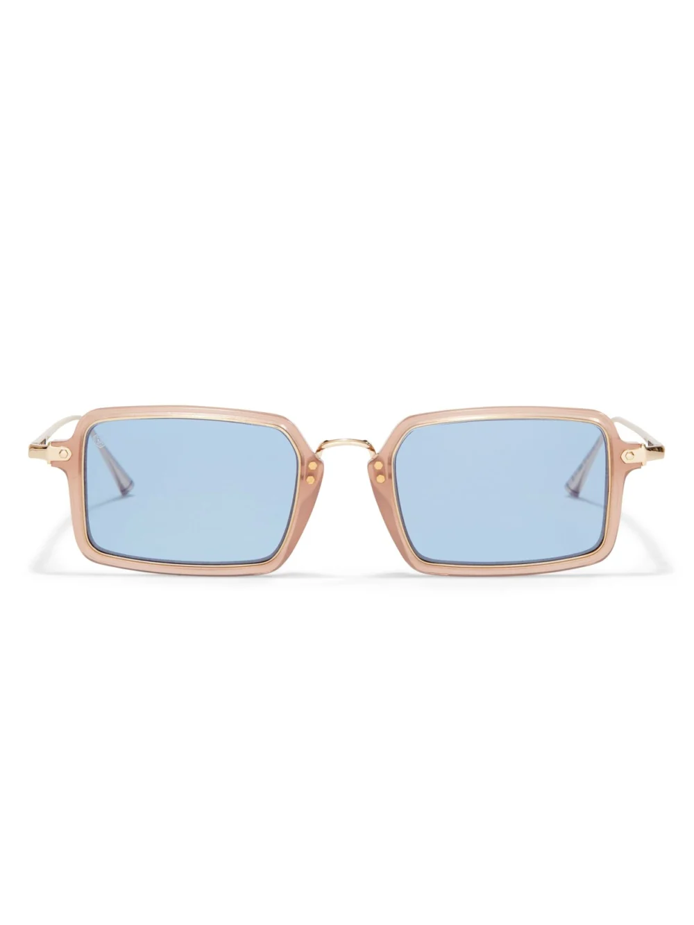 Taylor Morris Portobello Sunglasses in dusty pink / blue tint