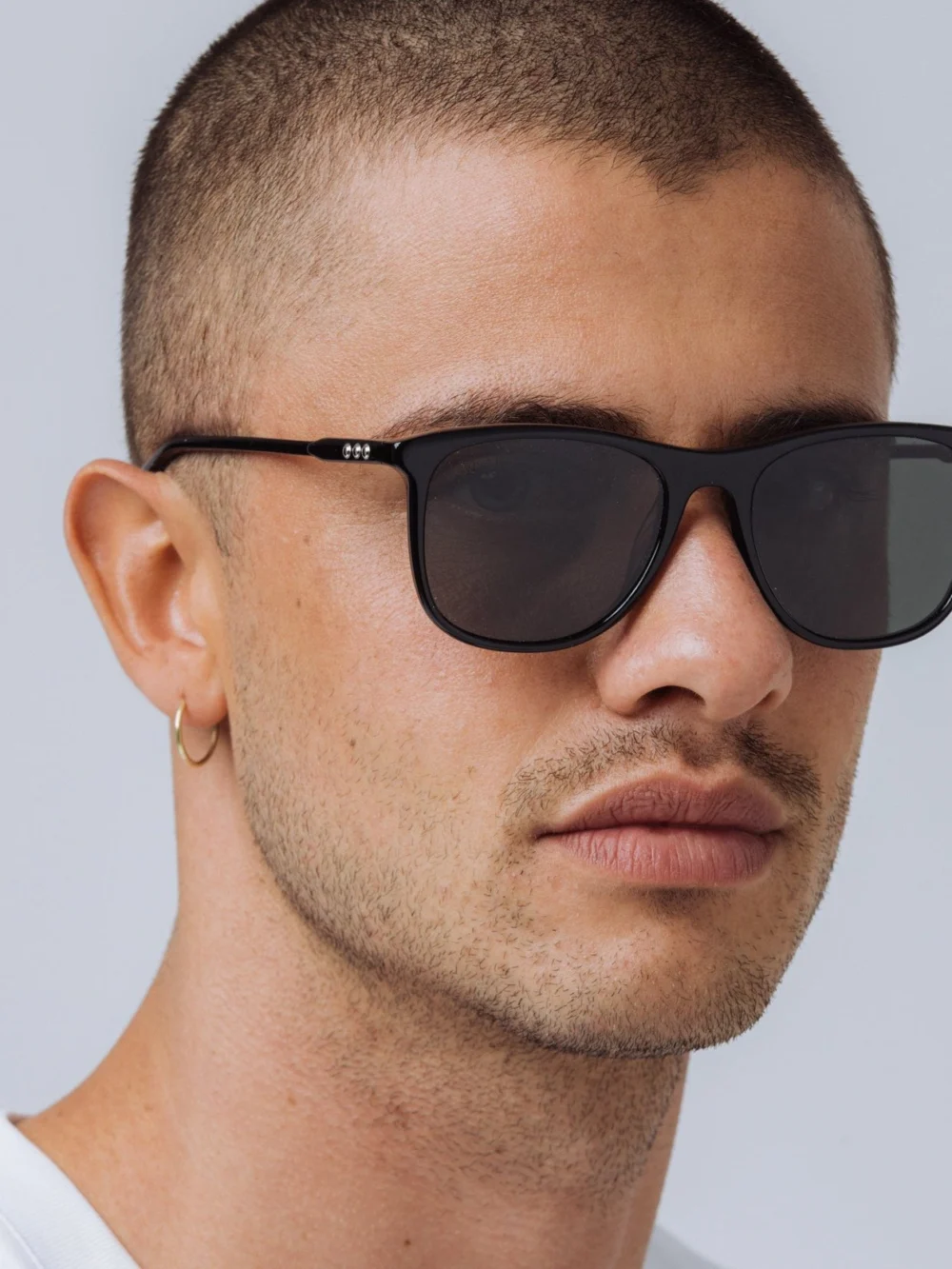 Taylor Morris Raleigh Sunglasses in Black, view 2