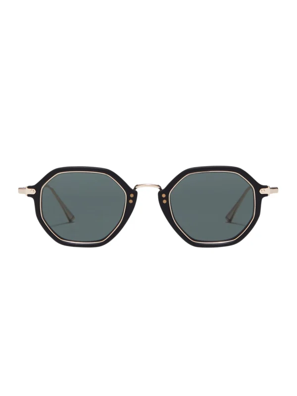 Taylor Morris Westbourne Sunglasses in Black in Black / Gold
