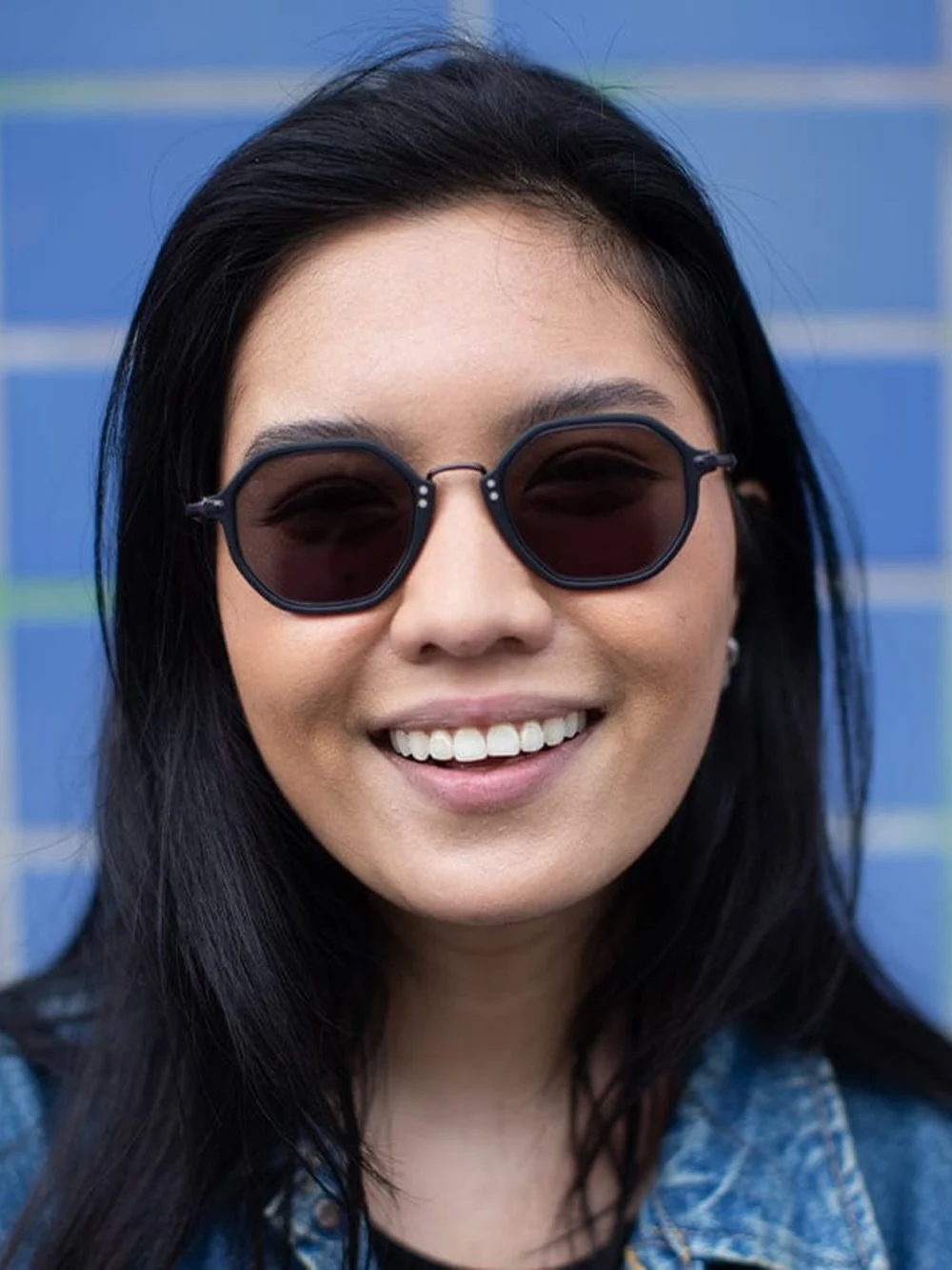 Taylor Morris Westbourne Sunglasses in Black in Matte Black / Grey, view 2