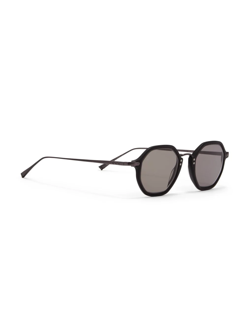 Taylor Morris Westbourne Sunglasses in Black in Matte Black / Grey, view 3