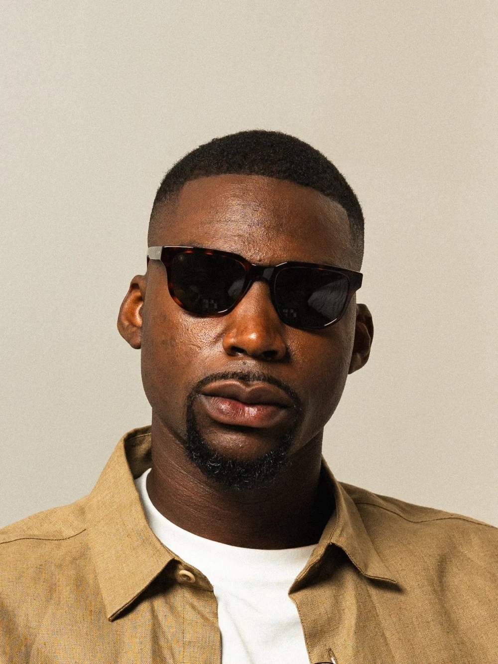 Taylor Morris Windsor Sunglasses in Brown Tort / Green, view 2