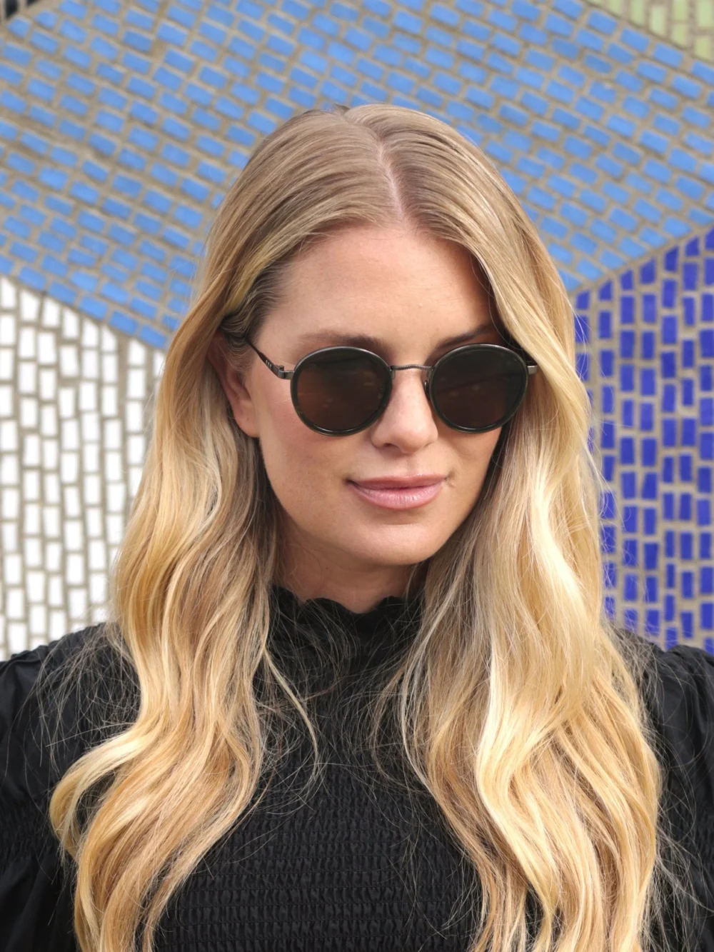 Taylor Morris Zero Sunglasses in Green Tort / Brown, view 5