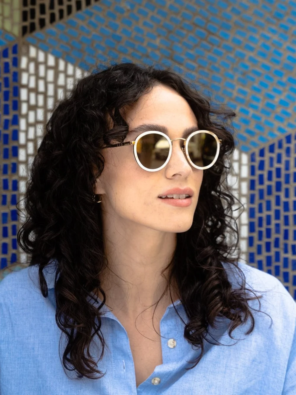 Taylor Morris ZERO Sunglasses in Ivory, view 5