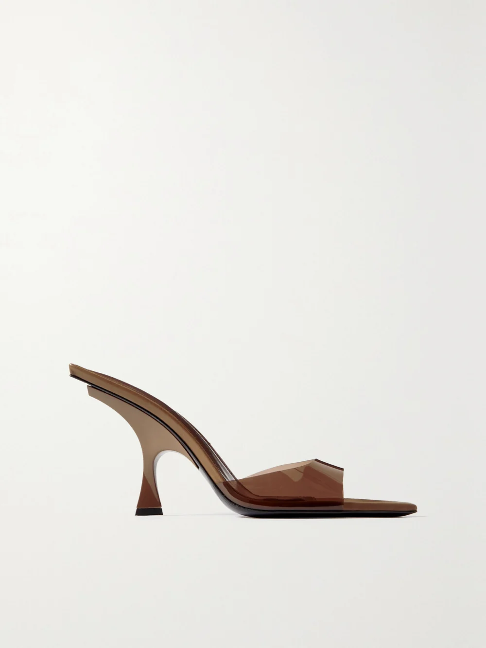 The Attico Ester Pvc Mules in chocolate