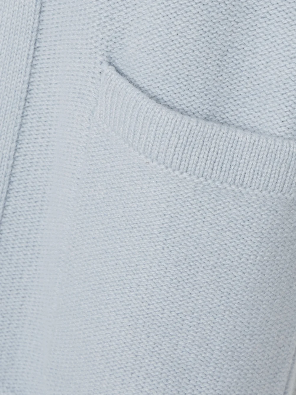 Close-up detail of The Elder Statesman Oversized Cashmere Cardigan