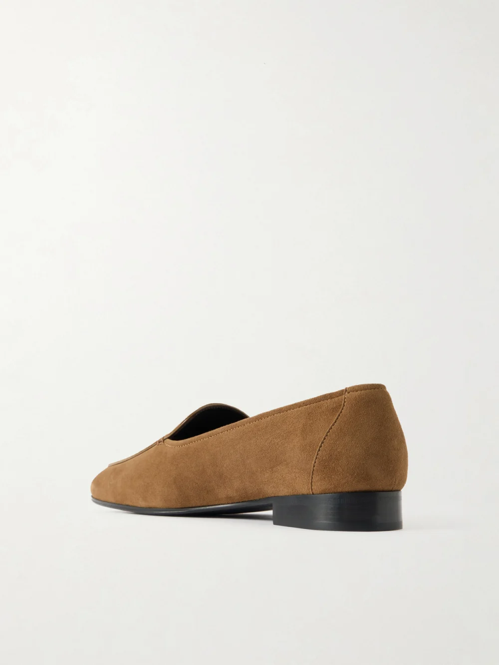 Back view of The Row Adam Suede Loafers