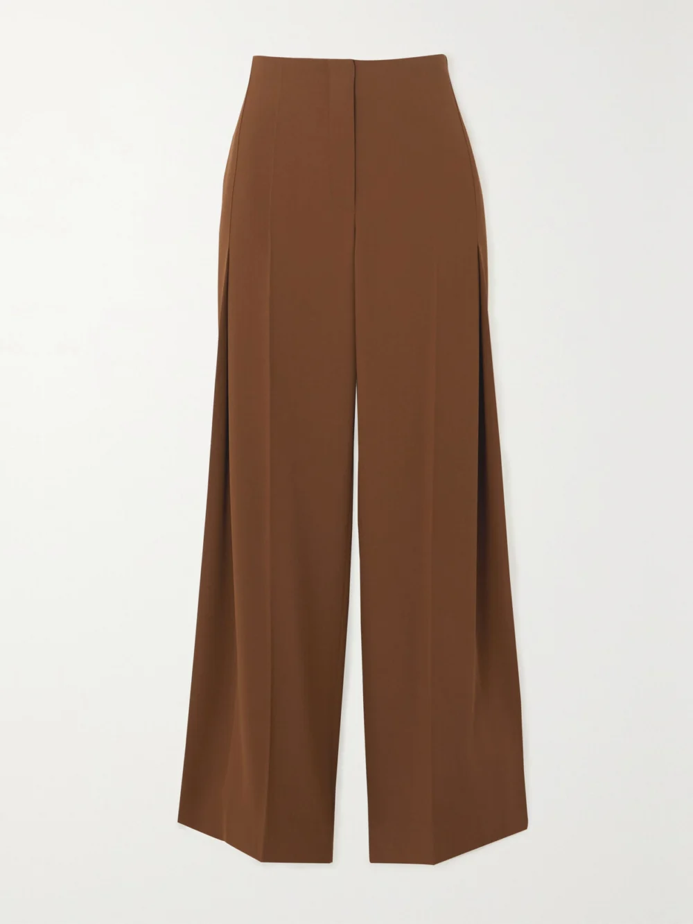 The Row Alexa Wool-twill Pants in brown